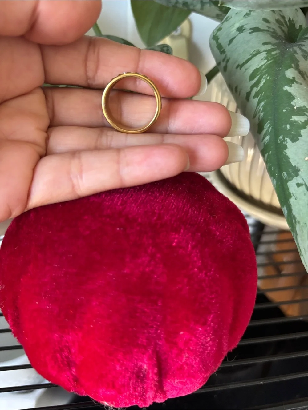 Gold Crystal Accent Women's Ring - Unbranded